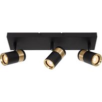 Kattospotti Lucide Gorik, 10x40cm, IP20, musta