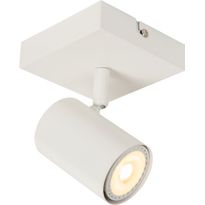 Kattospotti Lucide Amigo, 10x10cm, IP20, valkoinen