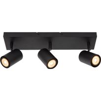 Kattospotti Lucide Amigo, 10x40cm, IP20, musta