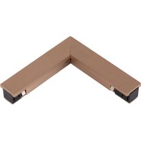 Valaisinkiskon kulmaliitin Lucide Linial, 9x9cm, IP20, messinki