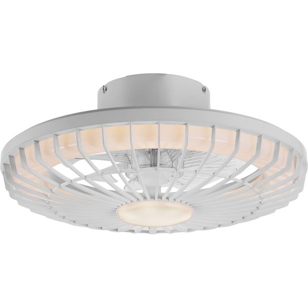 Led-kattotuuletinvalaisin FocusLight Milano Led Ø48cm, 2800lm