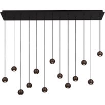 Riippuvalaisin Lucide Montana, 20x130cm, IP20, 5.7W, ruskea