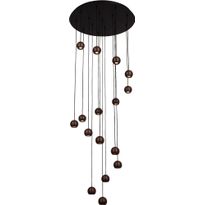 Riippuvalaisin Lucide Montana, 55x55cm, IP20, 5.7W, ruskea