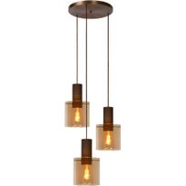 Riippuvalaisin Lucide Toledo, 50x50cm, IP20, meripihka