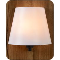 Seinävalaisin Lucide Idaho, 12.5x20cm, IP20, ruskea