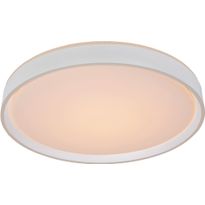 Plafondi Lucide Nuria, Ø50cm, IP20, 36W, valkoinen