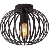 Plafondi Lucide Manuela, Ø25cm, IP20, musta