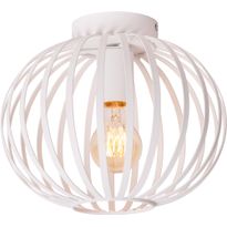 Plafondi Lucide Manuela, Ø25cm, IP20, valkoinen