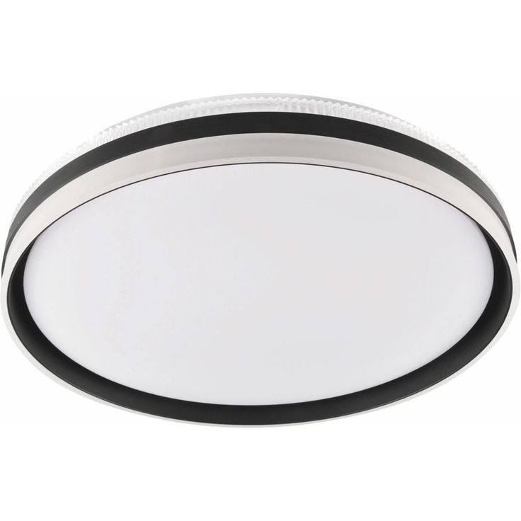 Led-kattovalaisin Goldlux Barbara Led 48.5cm, 4000lm, musta/opaali/kirkas