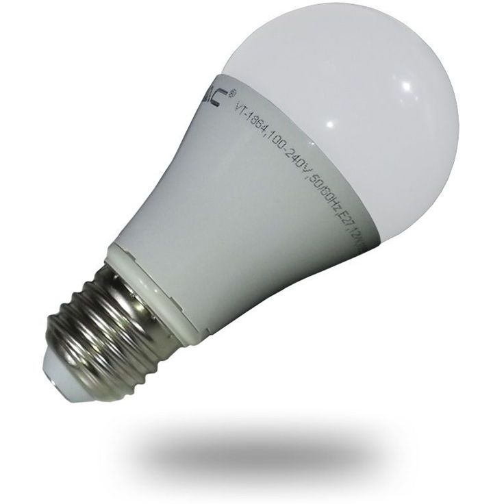 LED-lamppu A60 V-TAC VT-1864, 12W, 230V, 4000K, 1055lm, IP20, Ø 60mm