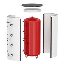 Puskurivaraajan eriste Flamco FlexTherm PS, eri kokoja