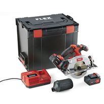 Akkupyörösaha Flex CS 62 18.0-EC/5.0 Set, 18V, 2x5.0Ah akuilla + L-Boxx