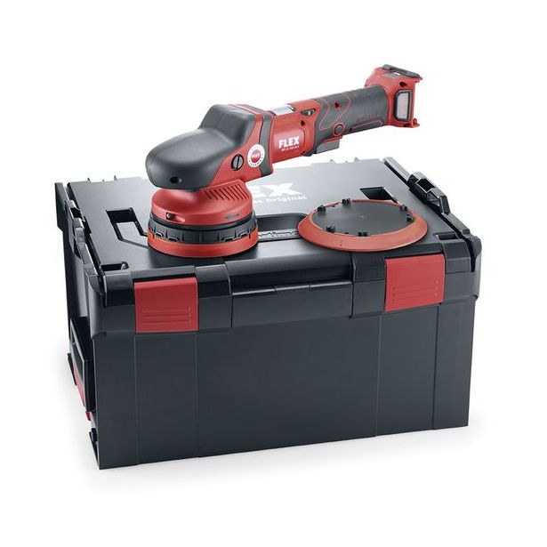 Epäkeskokiillotuskone Flex XFE 15 150 18.0-EC, 18V, ilman akkua + L-Boxx