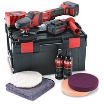 Suoravetoinen kiillotuskone Flex PE 150 18.0-EC/5.0 P-Set, Ø150mm, 18V, 2x5.0Ah akuilla + L-Boxx
