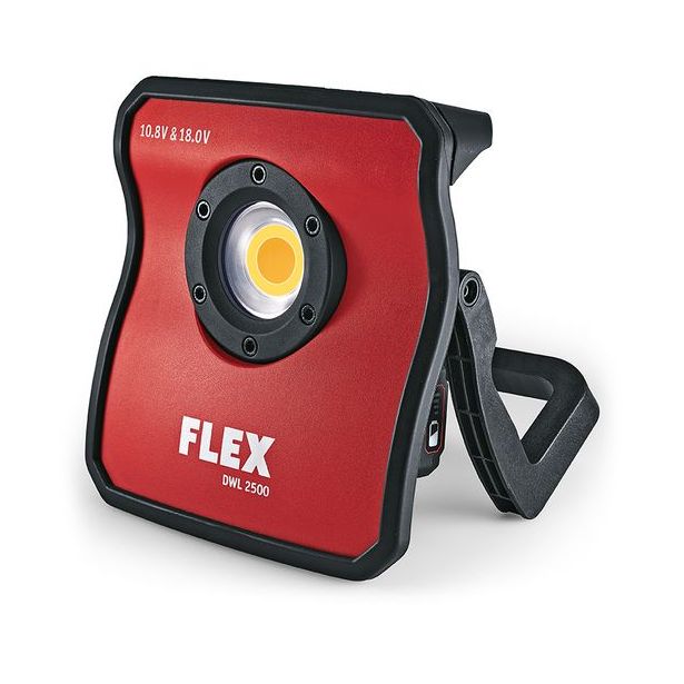 LED-työvalo Flex DWL 2500 10.8/18V, täyden spektrin valo jossa korkea CRI-arvo