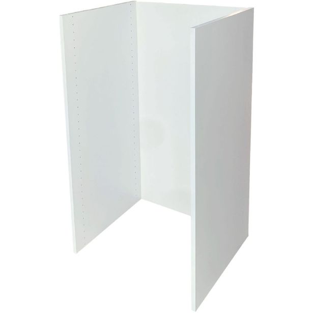 Vaatekaapin runko FlexiSlide 12, 60.6x105x51.6cm, valkoinen