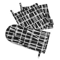 Patakinnas Finlayson Coronna, 15x30cm, musta/valkoinen