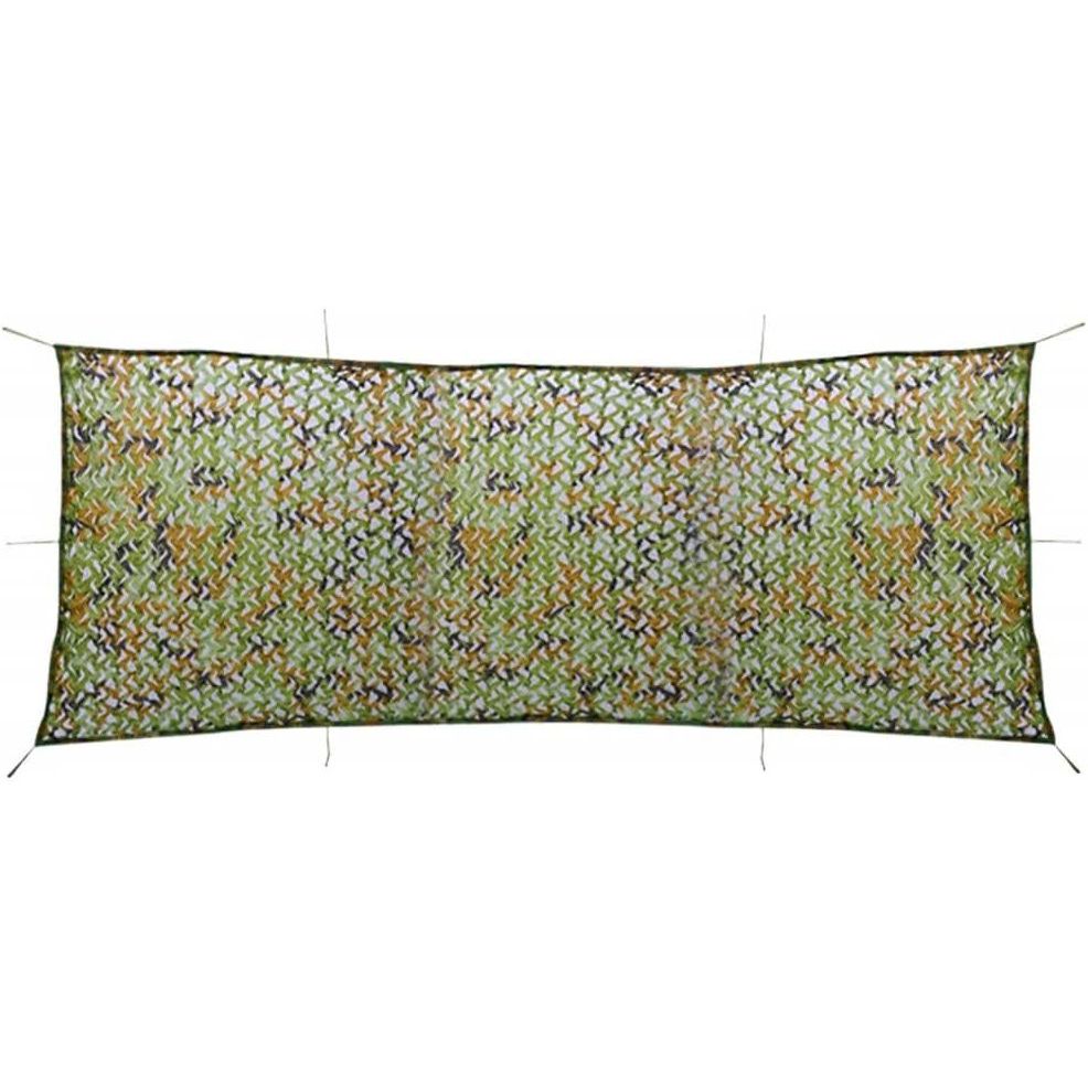 Naamiointiverkko säilytyslaukulla, 1,5x5m, vihreä