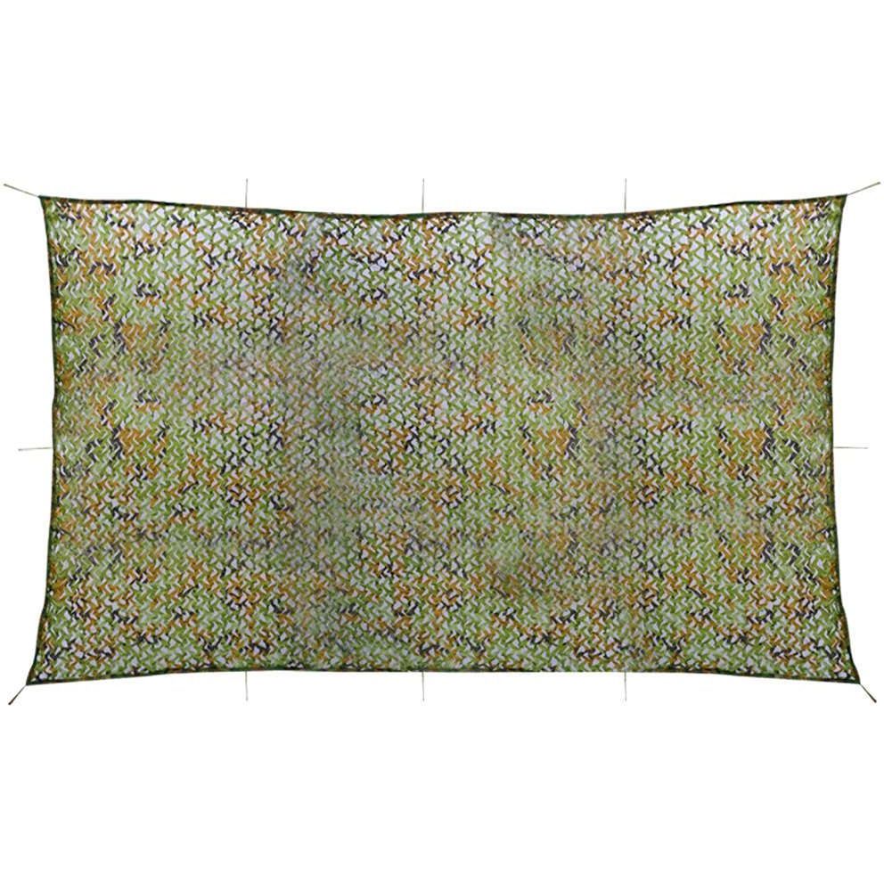 Naamiointiverkko säilytyslaukulla, 3x6m, vihreä