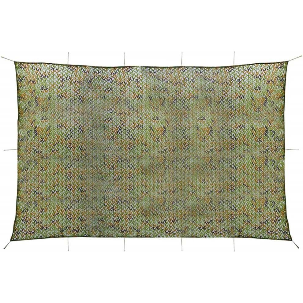 Naamiointiverkko säilytyslaukulla, 4x5m, vihreä