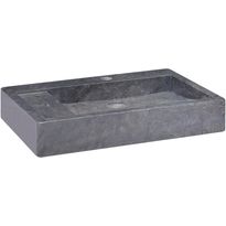 Pesuallas, musta, 58x39x10cm, marmori