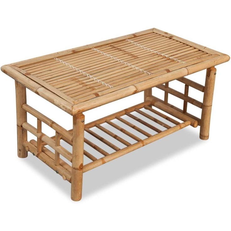 Kahvipöytä Bambu, 90x50x45cm