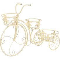 Kukkateline, polkupyörän muotoinen, vintagetyylinen, metalli