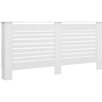 Lämpöpatterin suoja MDF, 172x19x81.5cm, valkoinen