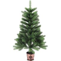 Tekojoulukuusi korilla, 65cm, vihreä