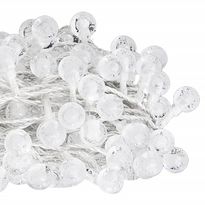 Pallo keijuvalonauha, 20m, 200 LED-valoa, 8-toiminen, eri värejä