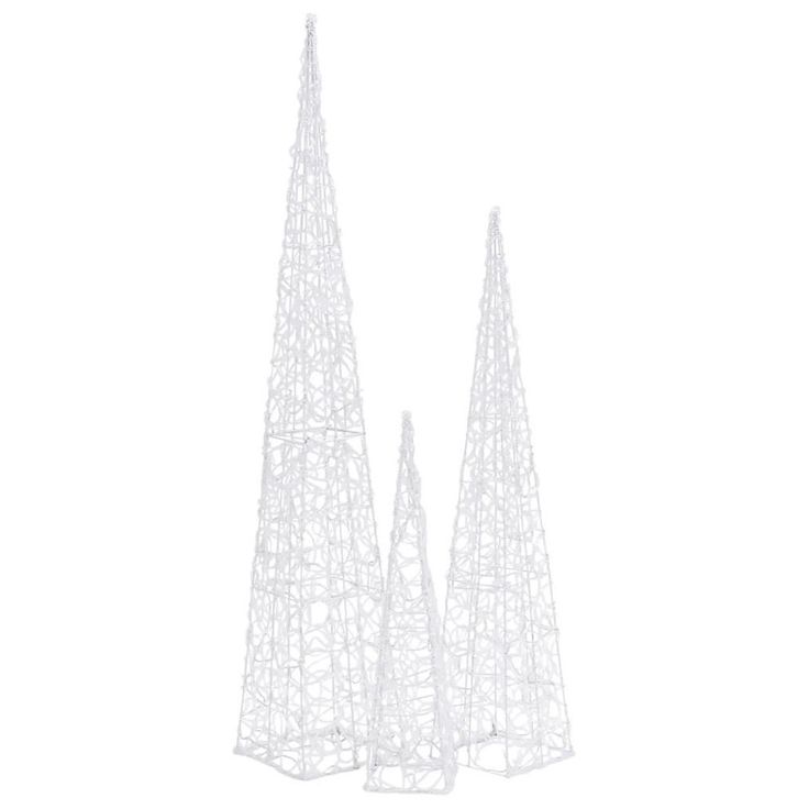 LED-koristevalokartiosarja, akryyli, 60/90/120cm