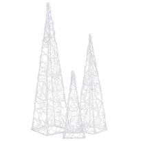 LED-koristevalokartiosarja, akryyli, 30/45/60cm, eri värejä