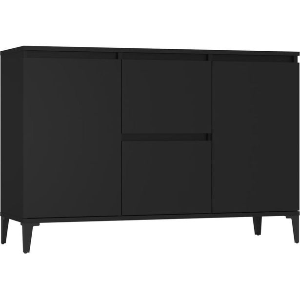 Senkki, musta, 104x35x70cm, lastulevy