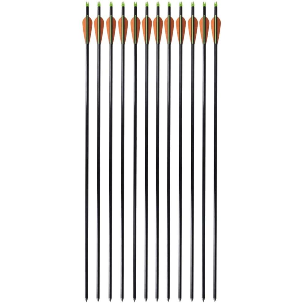 Jousipyssyn nuolet, 30", 0.8cm, lasikuitu, 12 pcs