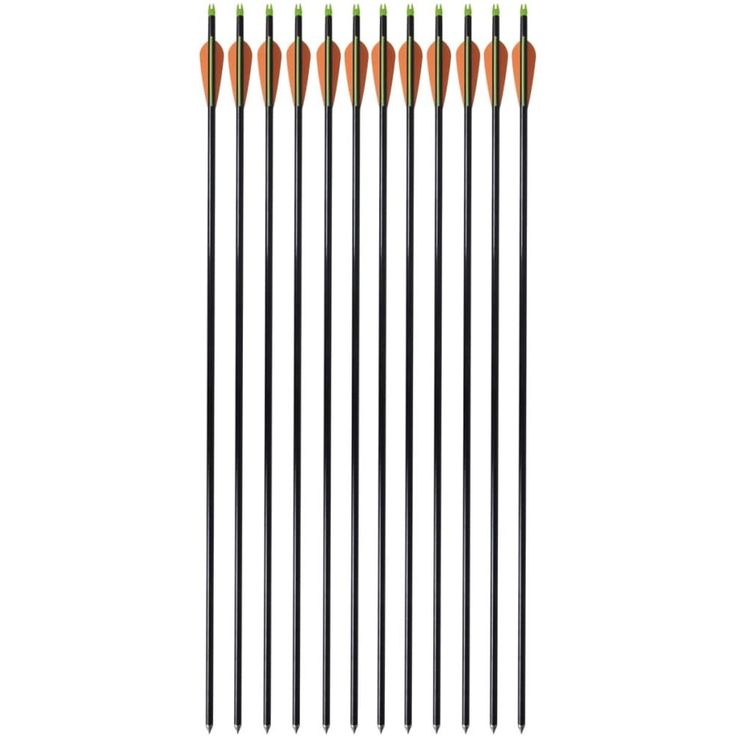 Jousipyssyn nuolet, 30, 0.8cm, lasikuitu, 12 pcs