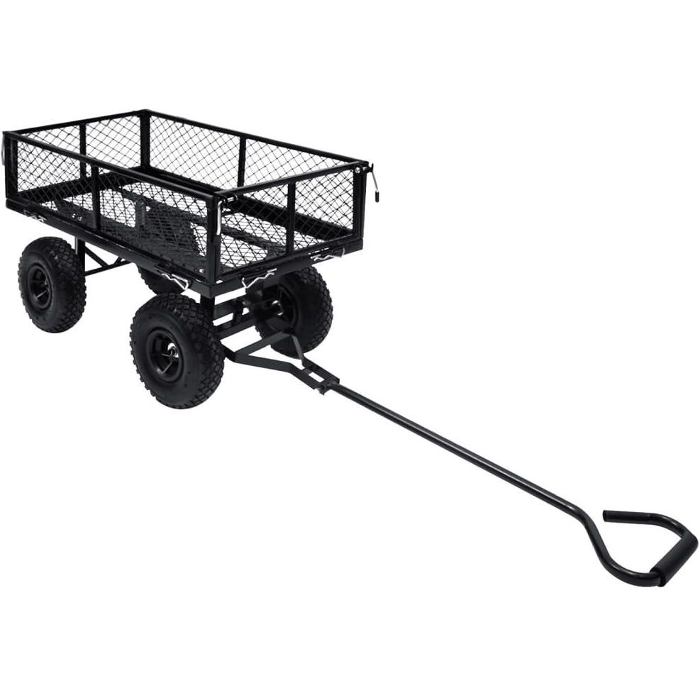 Puutarhakärry FinePrice, musta, 250kg