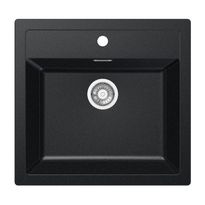 Keittiöallas Franke HS Sirius SID 610, 560x530mm, Tectonite musta, Verkkokaupan poistotuote
