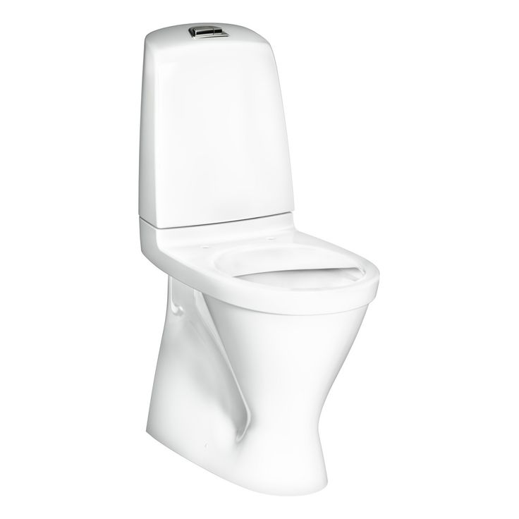 WC-istuin Gustavsberg Nautic 1546 Hygienic Flush, korotettu, piilo-S, ilman kantta, Verkkokaupan poistotuote