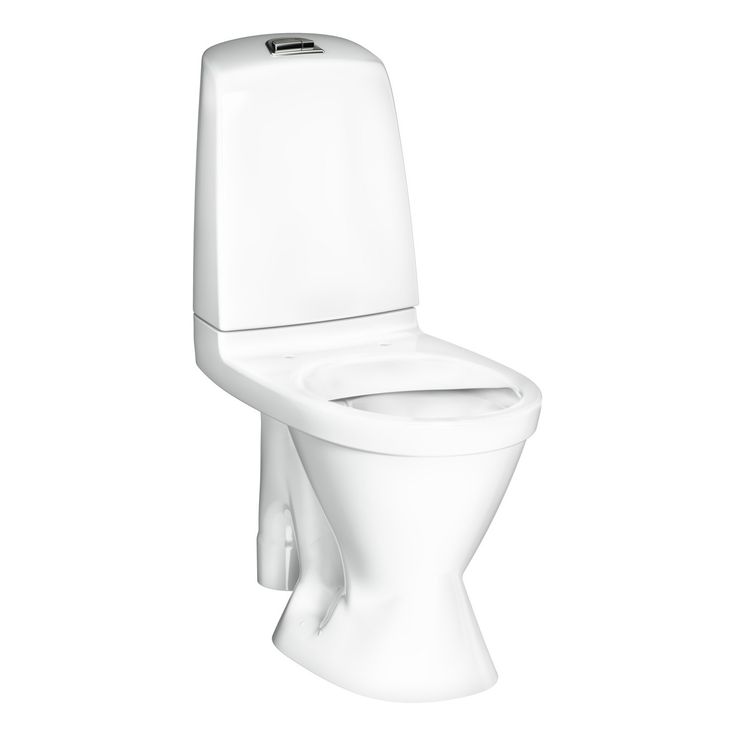 WC-istuin Gustavsberg Nautic 1591 Hygienic Flush,  suuri jalka, ilman kantta