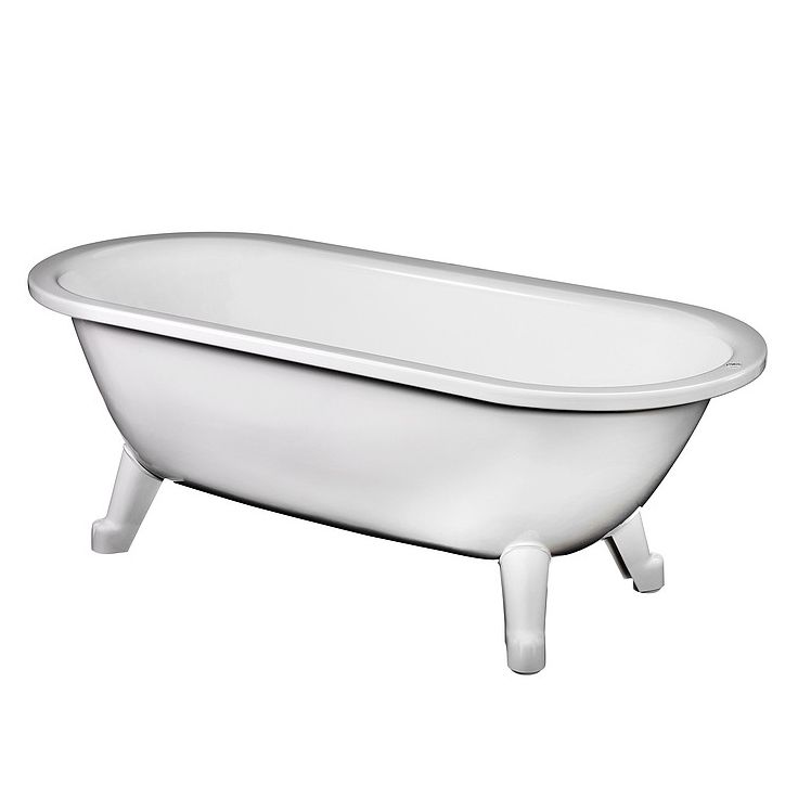 Tassuamme GBG 6316 jaloilla, 186l, 1580x680mm, valkoinen
