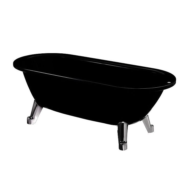Tassuamme GBG 6316 ilman jalkoja, 186l, 1580x680mm, musta