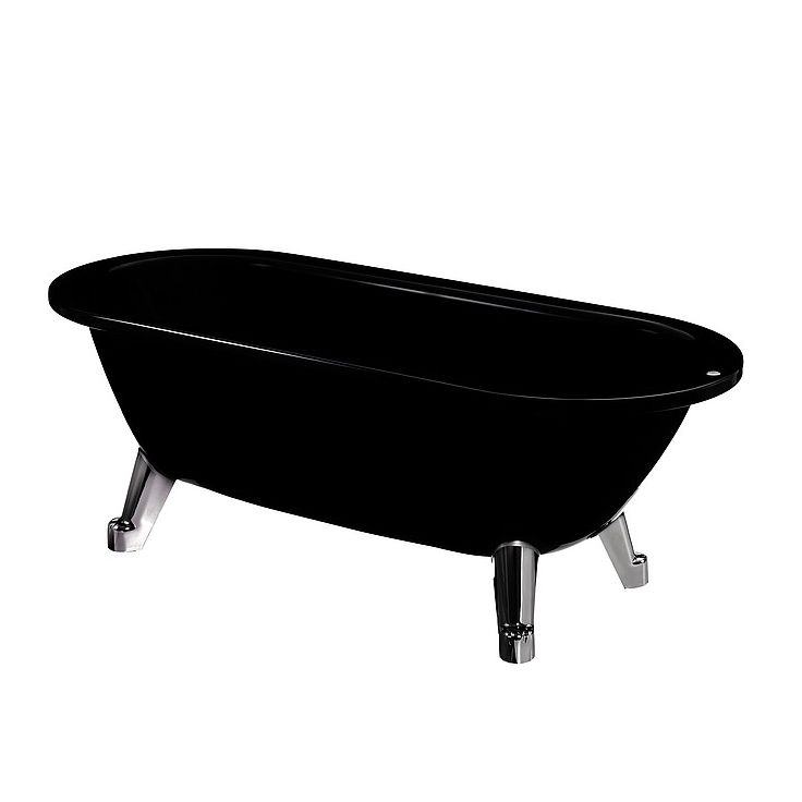 Tassuamme GBG 6368 ilman jalkoja, 209l, 1680x730 mm, musta