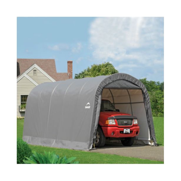 Autotalli Gop Roundtop, 23m2, harmaa