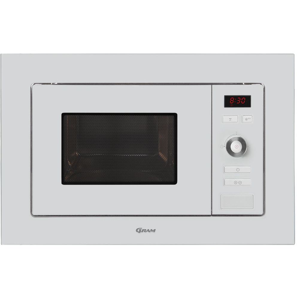 Mikroaaltouuni Gram IM 2611-90 W, 388x595x344mm, valkoinen, integroitava