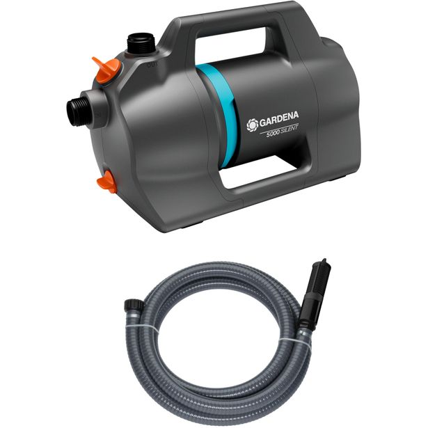 Puutarhapumppu Gardena 5000 Silent sis. imuletku 7m