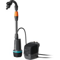 Akkusadevesipainepumppu Gardena 2600 Comfort 18V, P4A akulla