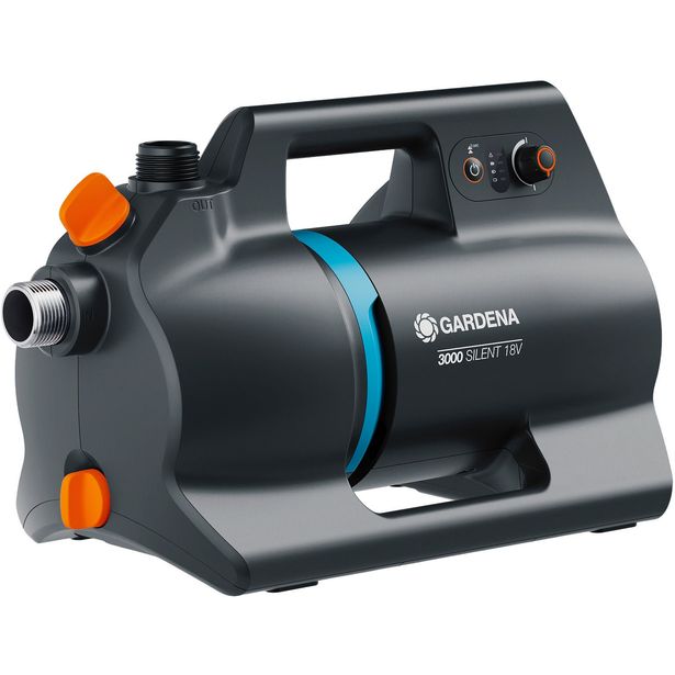Akkupuutarhapumppu Gardena 3000 18V P4A Solo, 3000l/h, ilman akkua