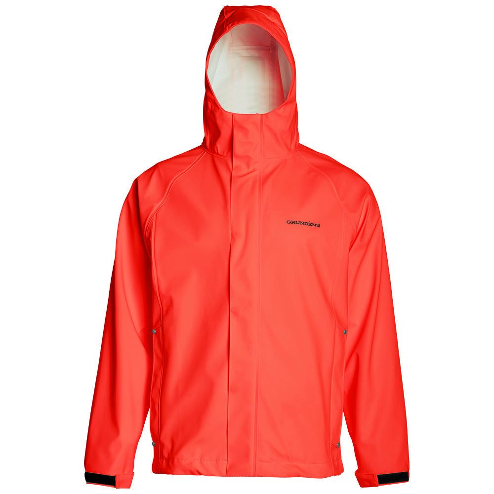 Kalastustakki Grundéns Neptune 319 Hooded Jacket, oranssi, XS