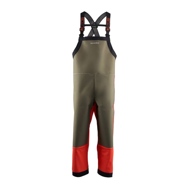 Kalastushousut Grundéns Neptune Armored Bib, vahvikkeilla