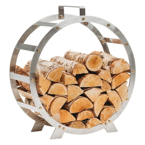 GrillSymbol polttopuukori Hugo inox, Ø58  cm